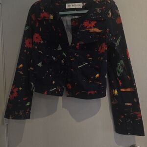 See By Chloe Women's Floral Jacket - Black 6